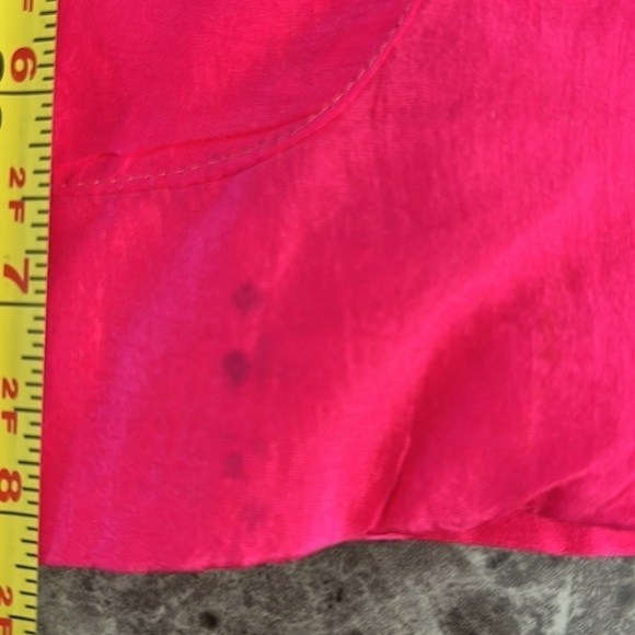 Campaignie Internationale Express Hot Pink silk 90s oversized blazer - Picture 12 of 15